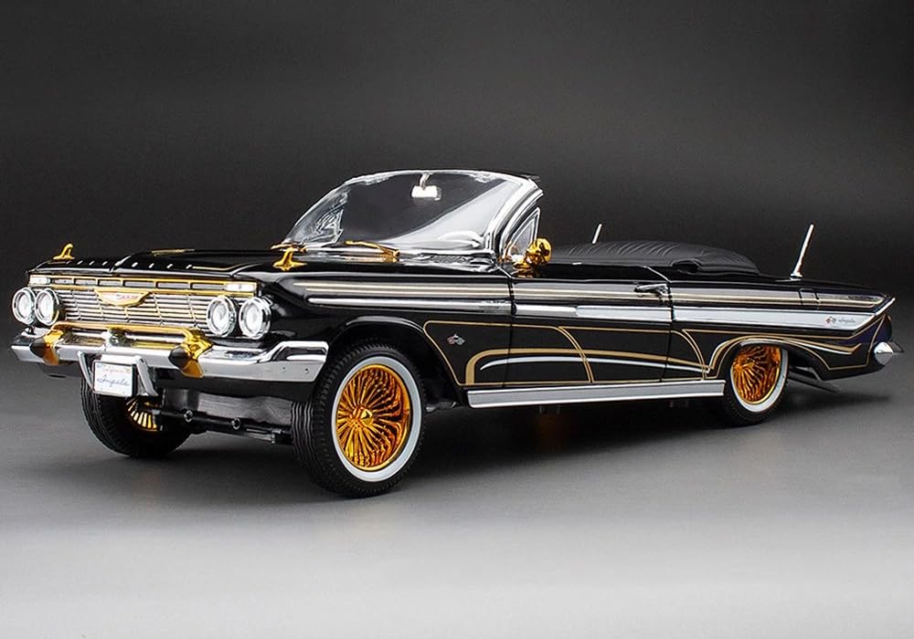 Amazon | SUN STAR 1/18-1961 CHEVROLET IMPALA CONVERTIBLE LOWRIDER