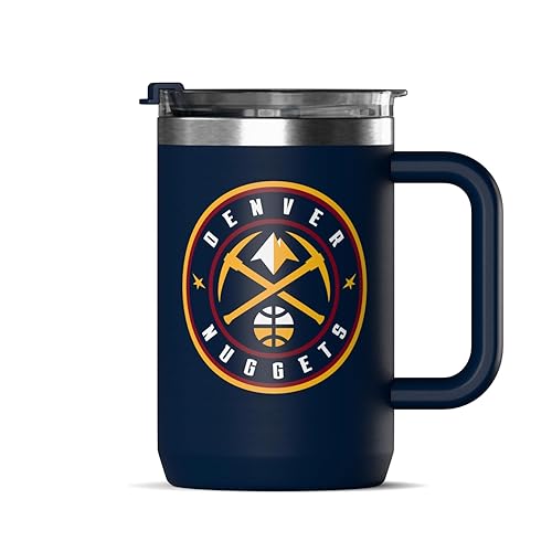 x NBA Officially Licensed Denver Nuggets 18oz Insulated Coffee Mug