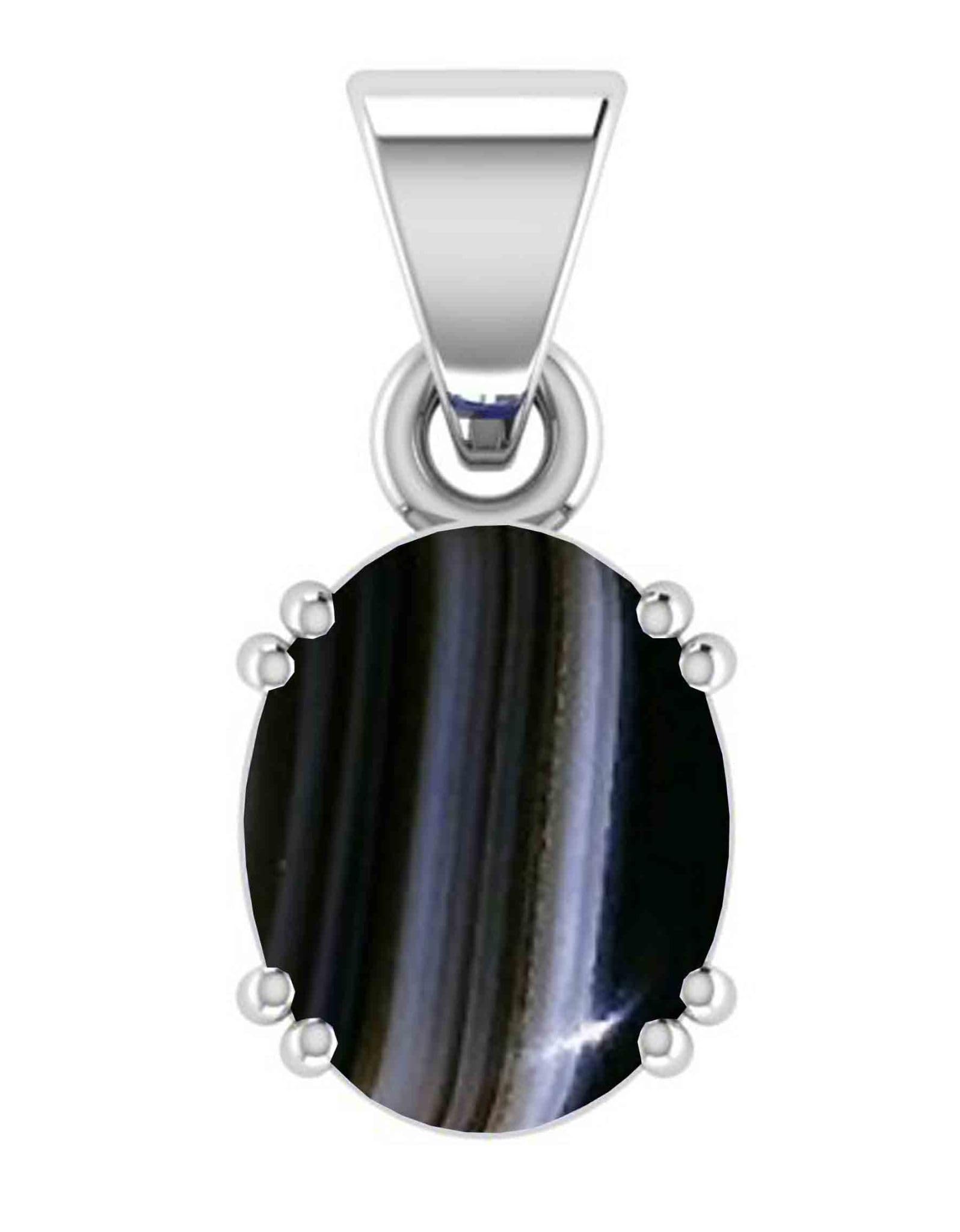 7.25 Ratti 6.50 Carat Sulemani Hakik Silver Plated Pendant Natural Kala Hakik panchdhatu Pendant Original Certified Men and Women-image-42