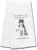 Vista 1 de Toallas de cocina SIBERIAN HUSKY - Suaves, altamente absorbentes - Regalos para amantes de mascotas - Reutilizables, de secado rápido - 100% algodón