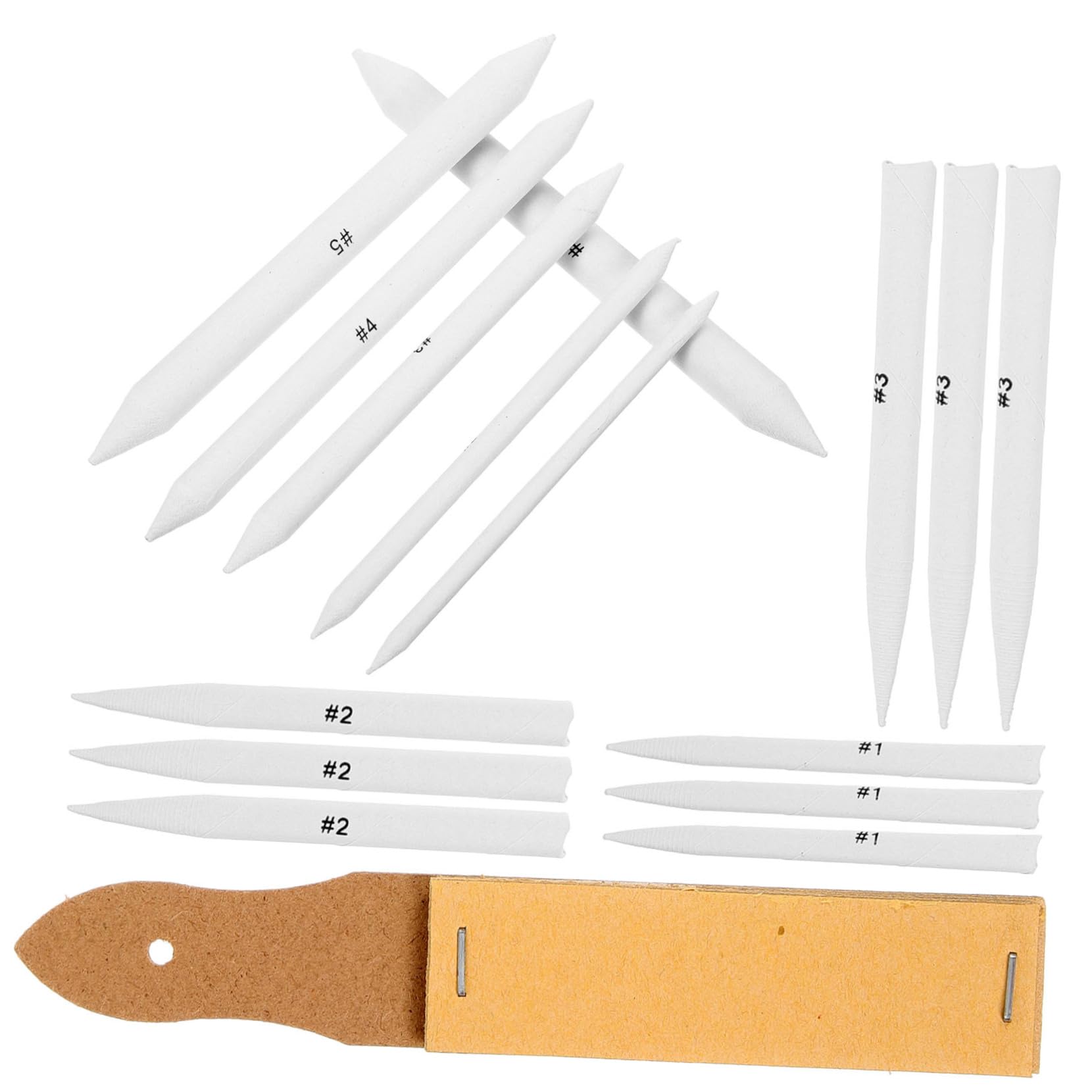 OSALADI Artist Drawing Supply 16pcs Sketch Painting Tool Erasers for Pencils Paper Erasers