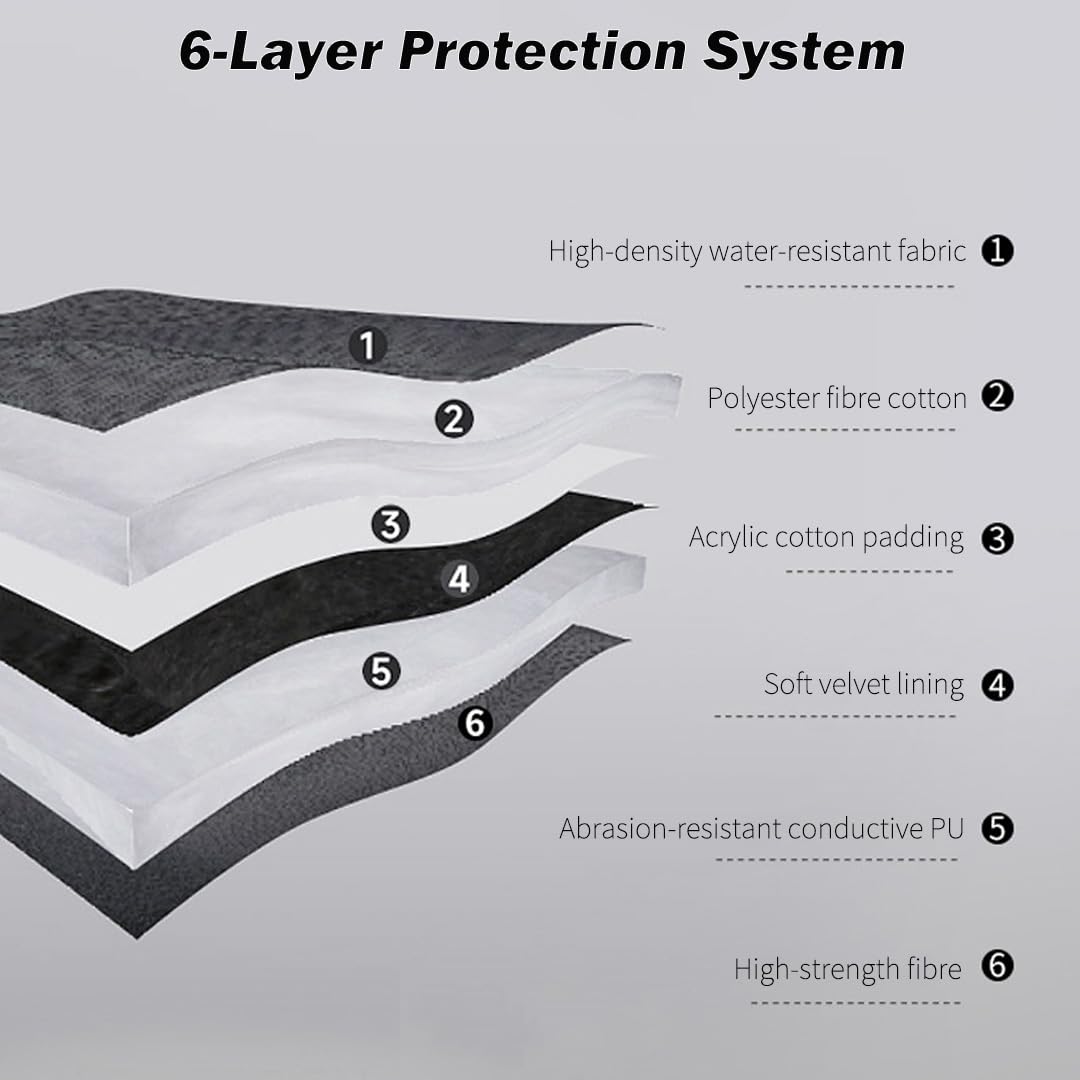Guanti Da Sci PRO Con Tutore Polso Supporto Protezione, Guanti Termici Impermeabili Con Touchscreen Per Sci Snowboard