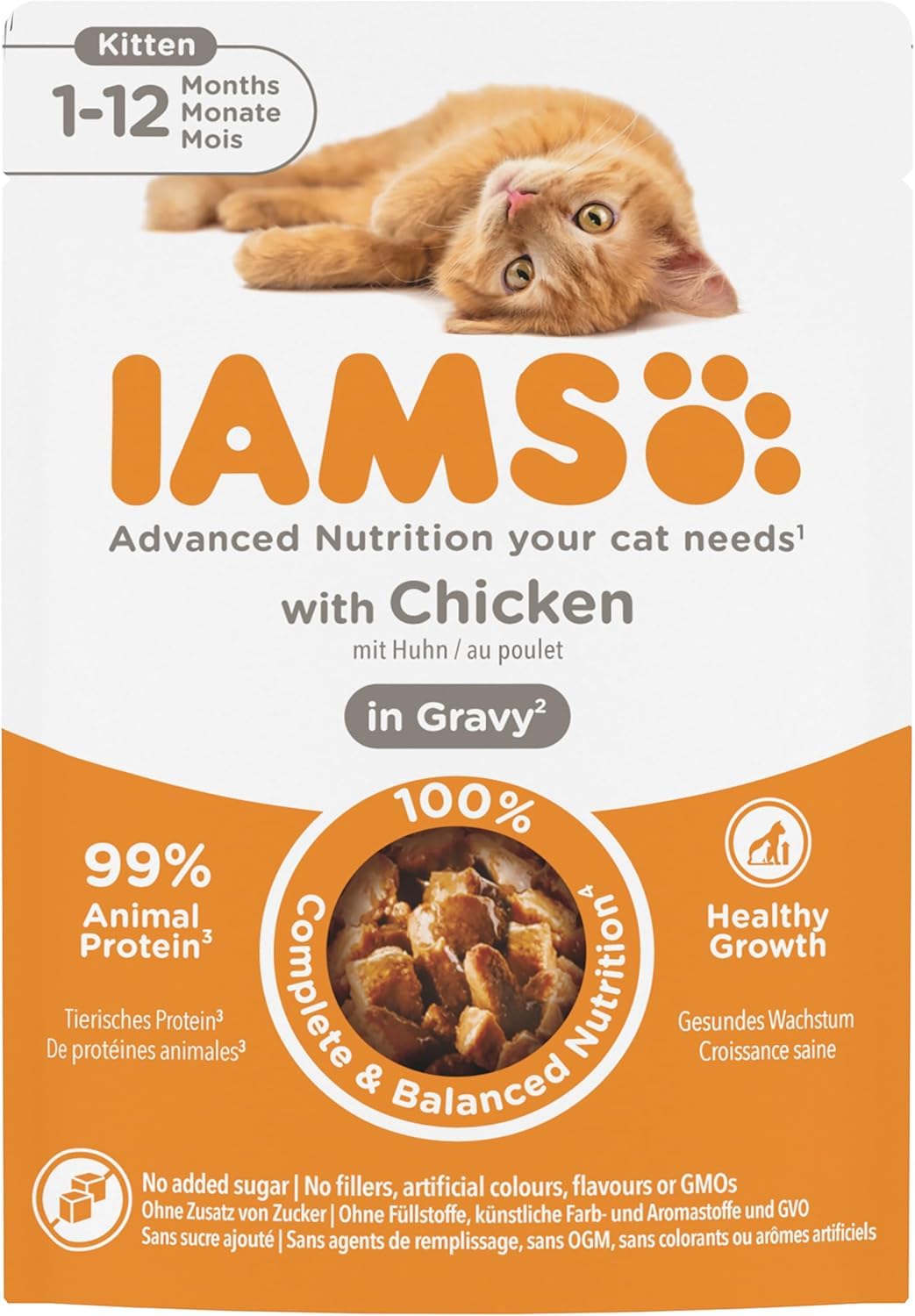 IAMS Kitten Delights, Chicken Gravy, 85 g