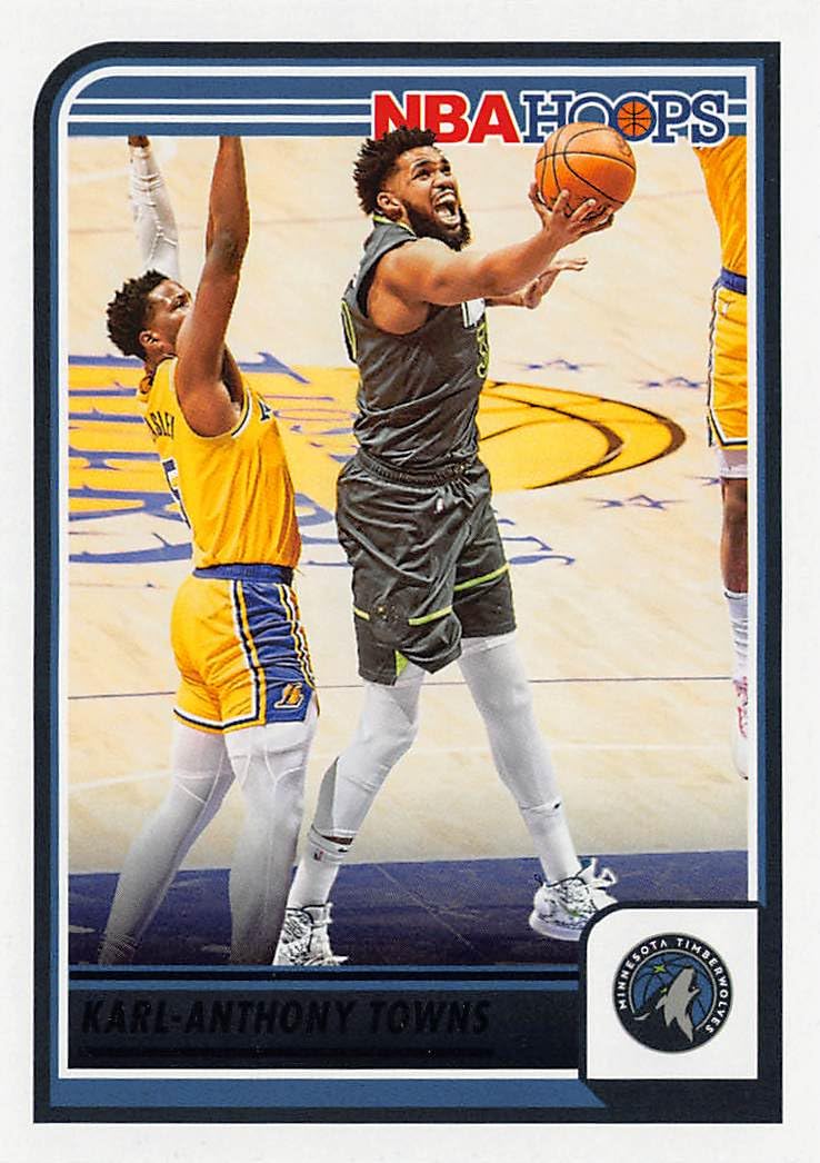 Amazon.com: 2023-24 Panini NBA Hoops #19 Karl-Anthony Towns 