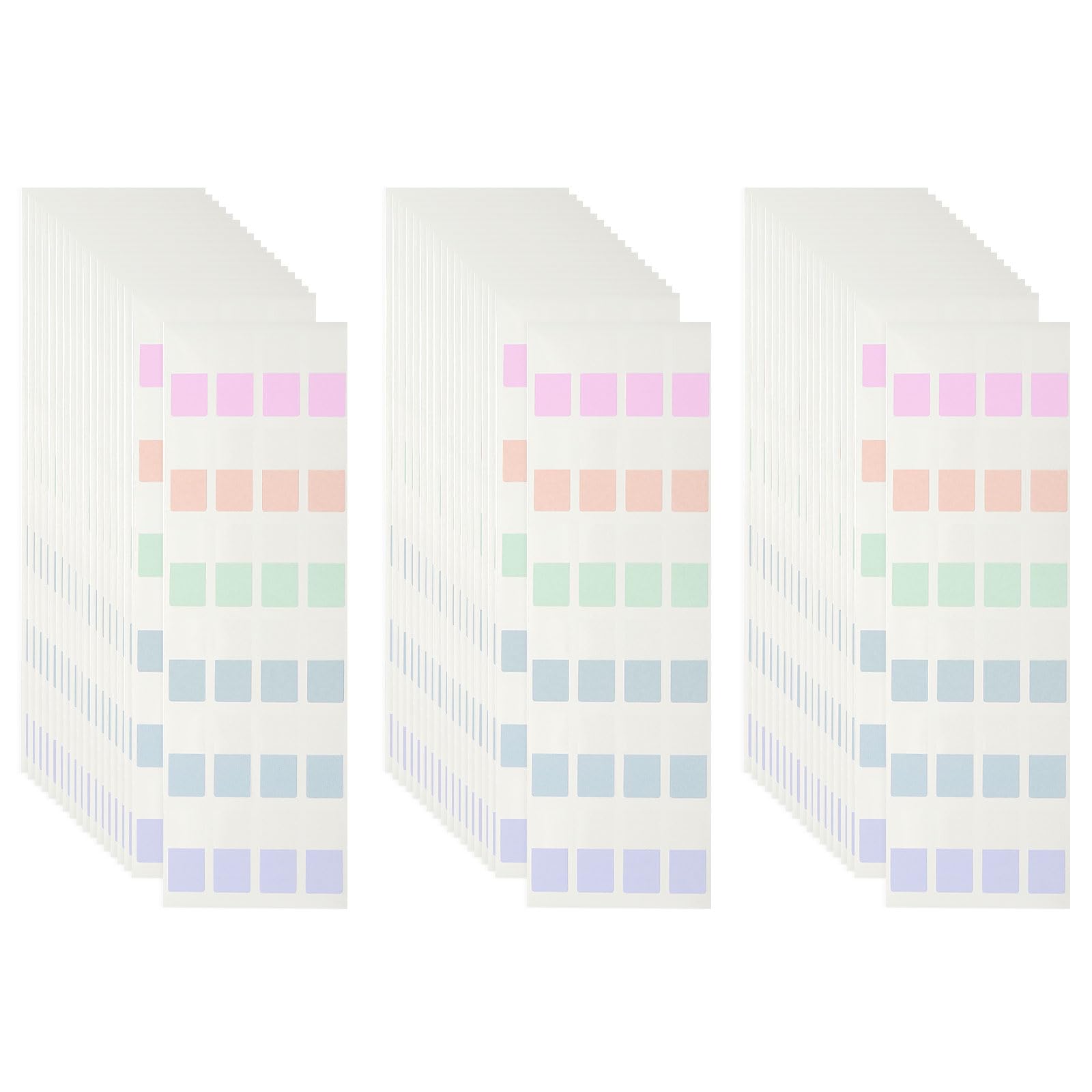 PATIKIL Clear Index Sticky Tabs, 720 Pcs Small Transparent Sticky Notes Bookmarks Planner Stickers Page Tabs for Office Notebooks File Folder Ledger Book, Morandi 6 Colors