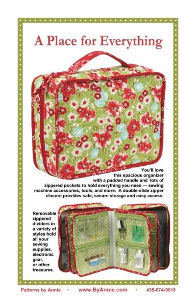ByAnnie Sewing Pattern - A Place For Everything Organiser Pattern