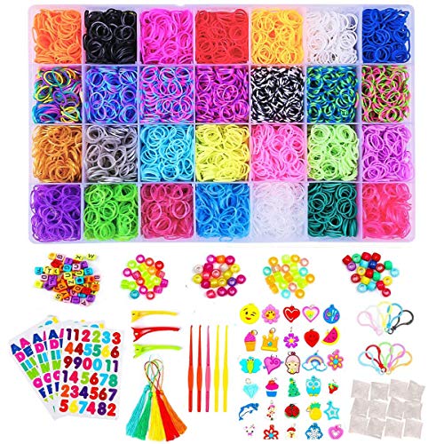 Affect Shop 28 Colors Rubber Band Set Suitable Weaving Children Good DIY Tool Kid Handmade Helper