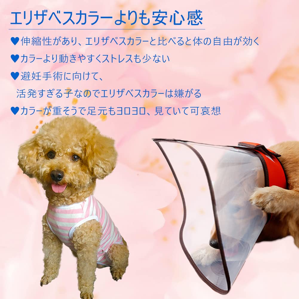 ❣️未使用❣️ 術後服 犬 服 犬用品 術後ウェア 避妊 傷口保護 SSピンクブルー Amazon | KUVEELA PET 術後服 犬 服 犬用品 術後ウェア 術後カバー服