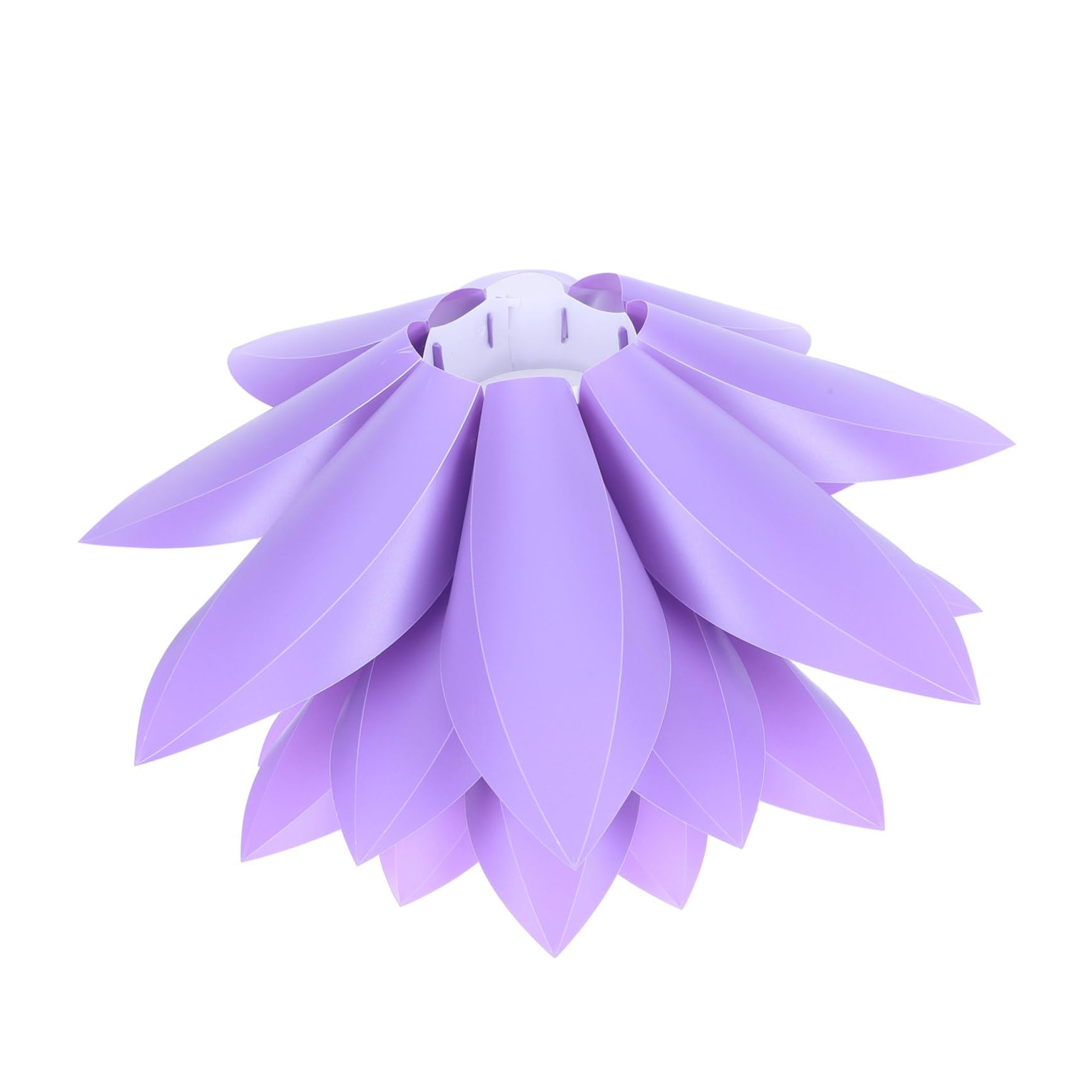 KONTONTY PP Lotus Lampshade Durable Hanging Lamp Cover for Ceiling and Floor Lights Purple DIY Lamp Accessory with Fine Craftsmanship for Home Decoration and Practical Use