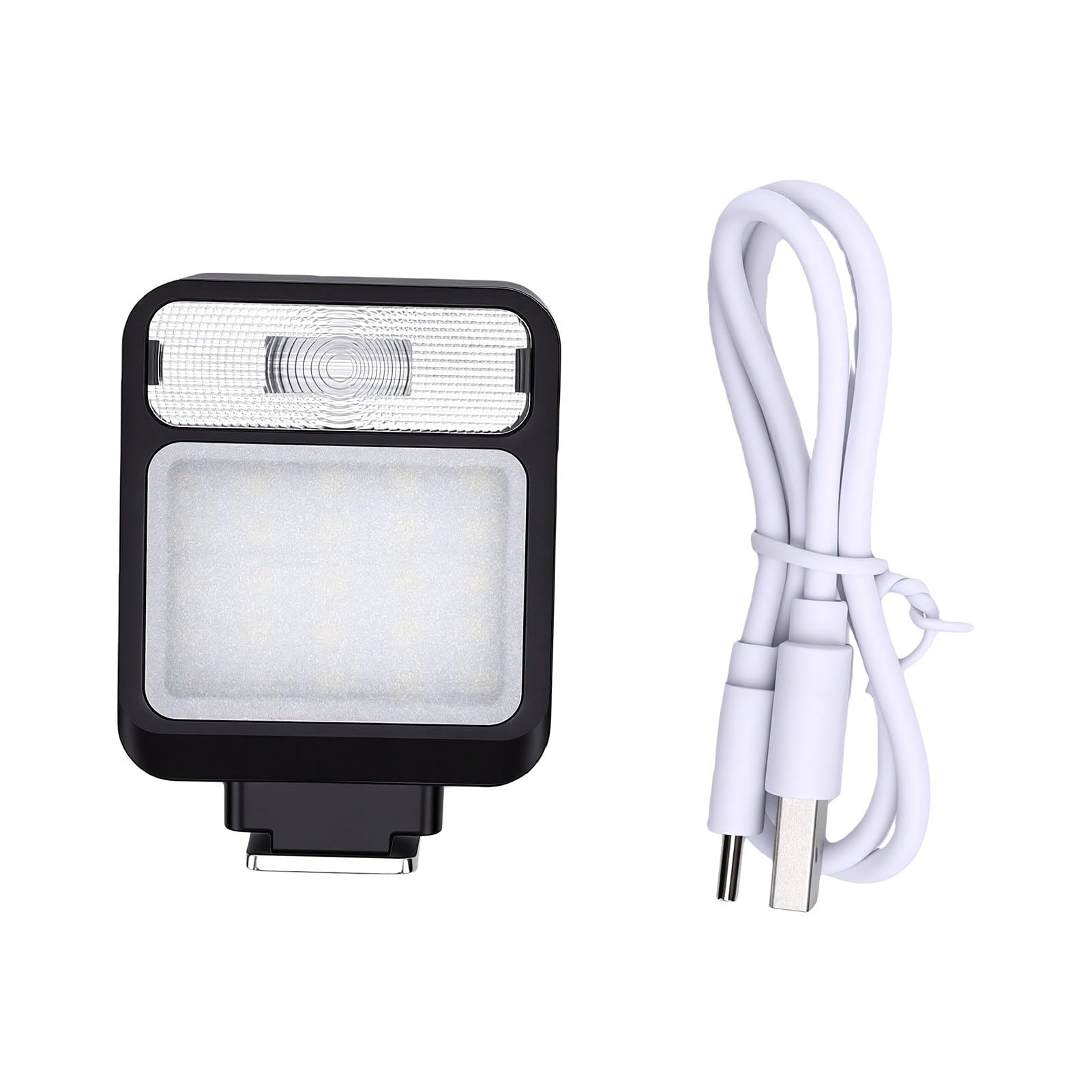Cryfokt Luce Video LED per Fotocamera, Flash GN8 con Attacco Hot Shoe di