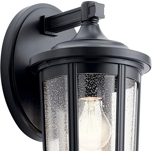 Miniatura 6 de Kichler Lighting 49917BK - Soporte de pared para exteriores, color negro