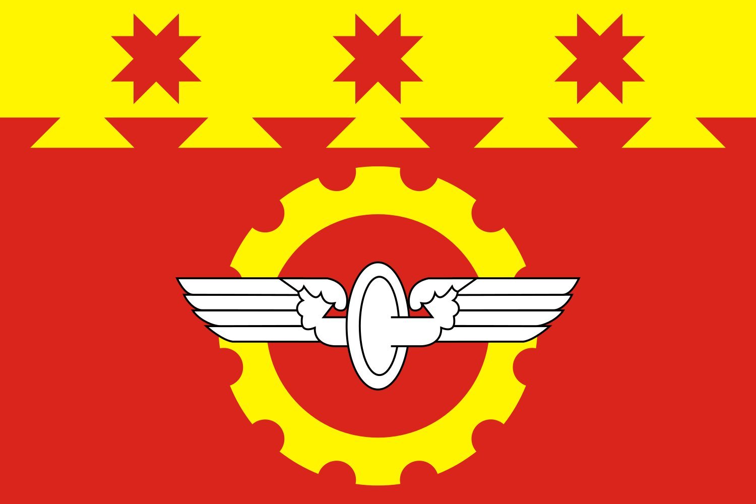 Drapeau Large Kanash Chuvashia pavillon de la Russie grand format pour mât public