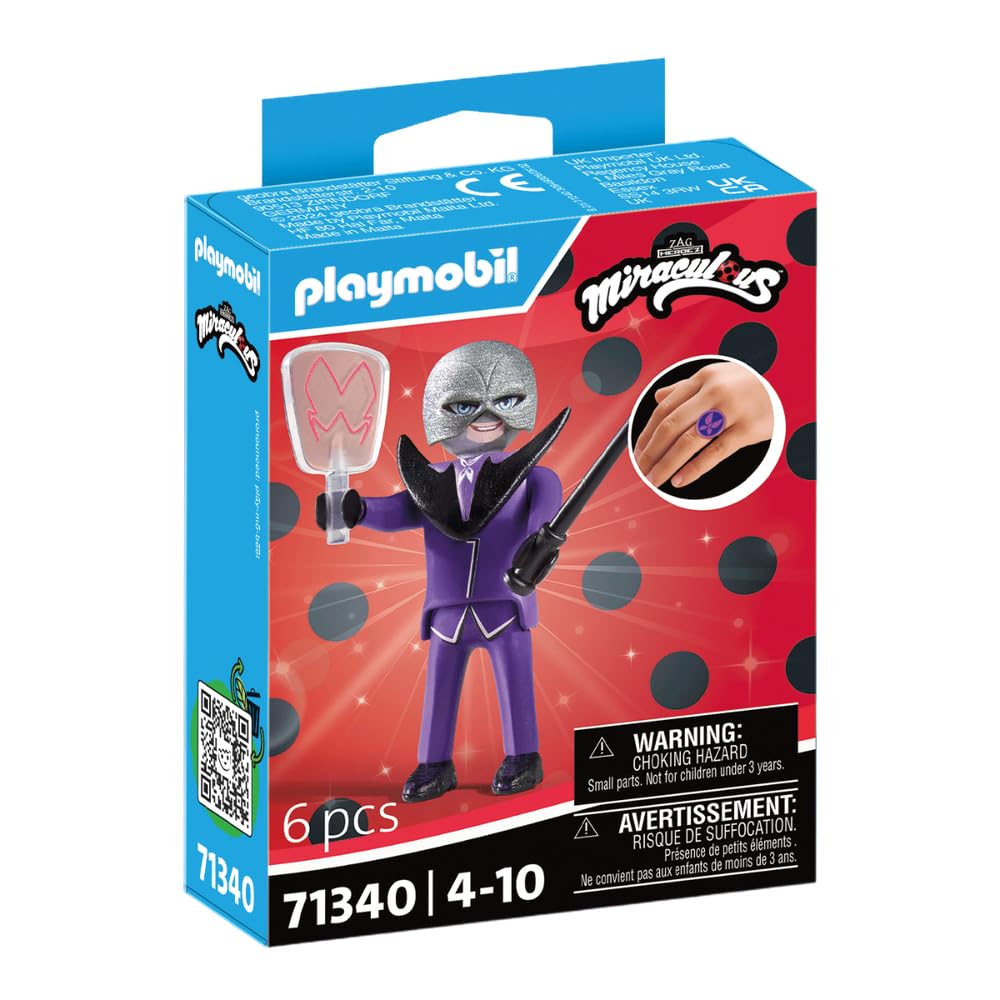 Playmobil 71340 Miraculous: Hawk Moth, Tales of Ladybug and Cat Noir, collector’s item