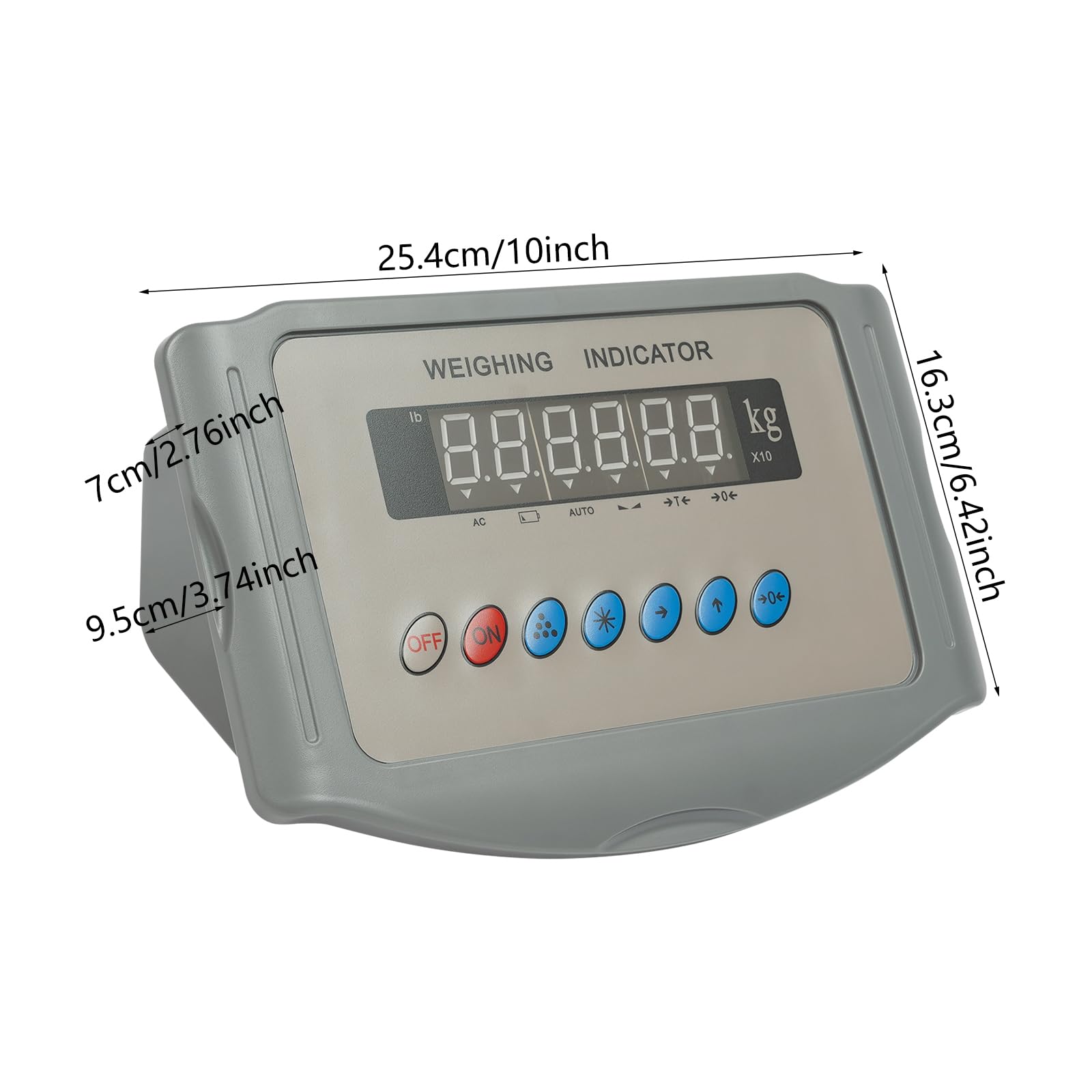 Viehwaage mit Hochpräziser LED Anzeige 2T / 4400 LBS Hochpräzise Digitale Plattformwaage für Pakete, Gepäck, Lagerhaus Waagen Set