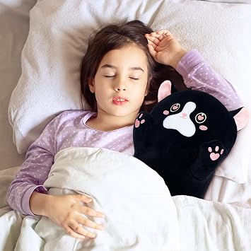 Long Cat Body Pillow for Kids, Cute Cat Stuffed Animals Gifts for Girls, Long Cat Plush Toy for Birthday, Soft Cat Plushies Pillow (AngelCat Pink, 43.3in/110cm)