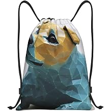 Dog Drawstring Backpack Sports Gym Sackpack Waterproof Swim Bag Men Women Draw String Bag Small
