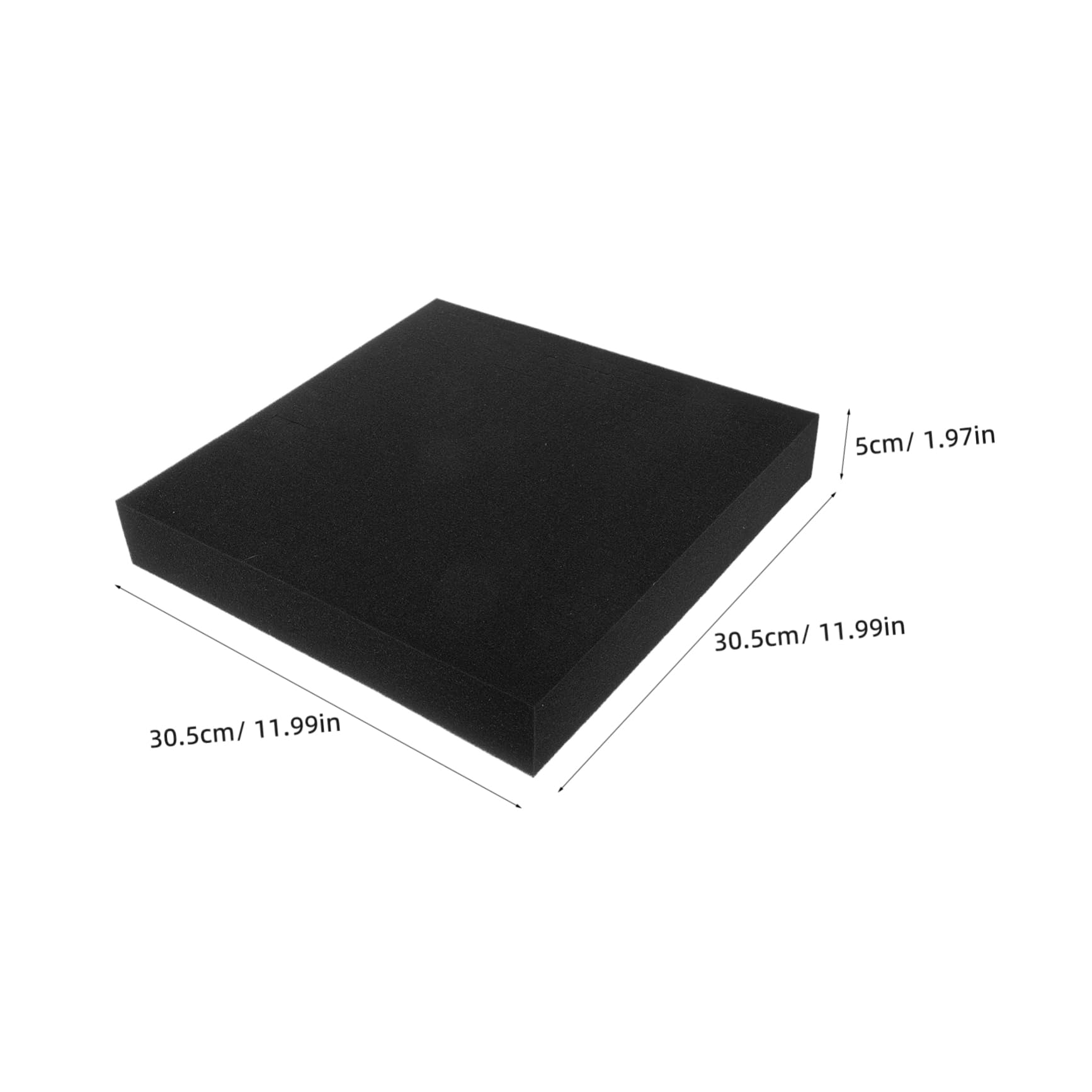 Mikikit 4 Pièces Coussinets de Calage Mousse Rembourrage Emballage Matériaux Emballage Fournitures Inserts Mousse