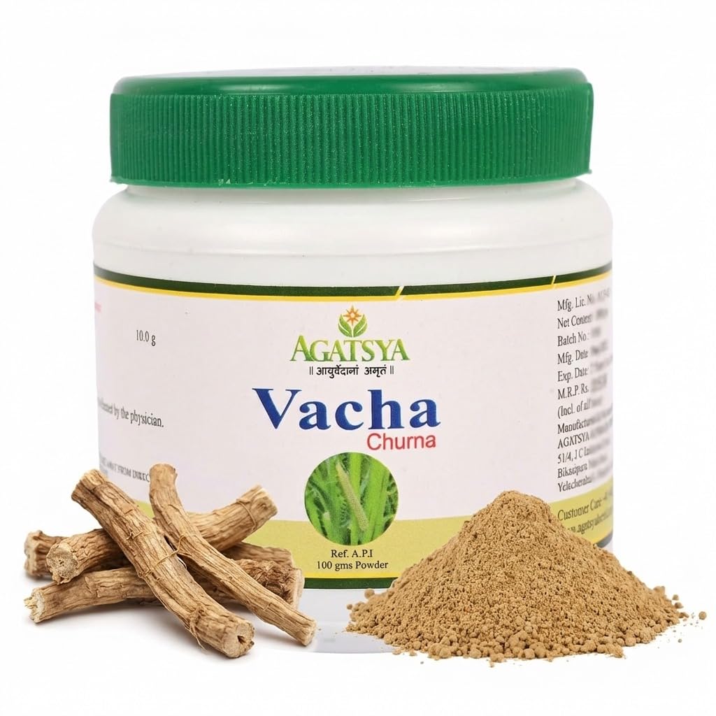 Vacha Powder 100g| Agatsya Vacha Churna| Acorus calamus| Baje| No added Preservative & color| Sweet flag root powder| Vasambu Powder| Vayambu|-image-36