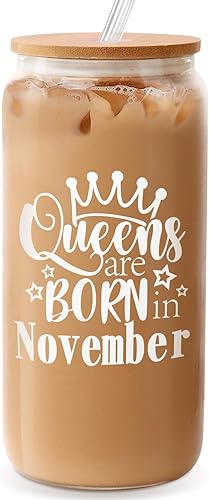 Regalos de cumpleaños para mujeres, divertido vaso de cristal de feliz cumpleaños para ella, novia, amigas, esposa, mamá, mejor amiga, hija,