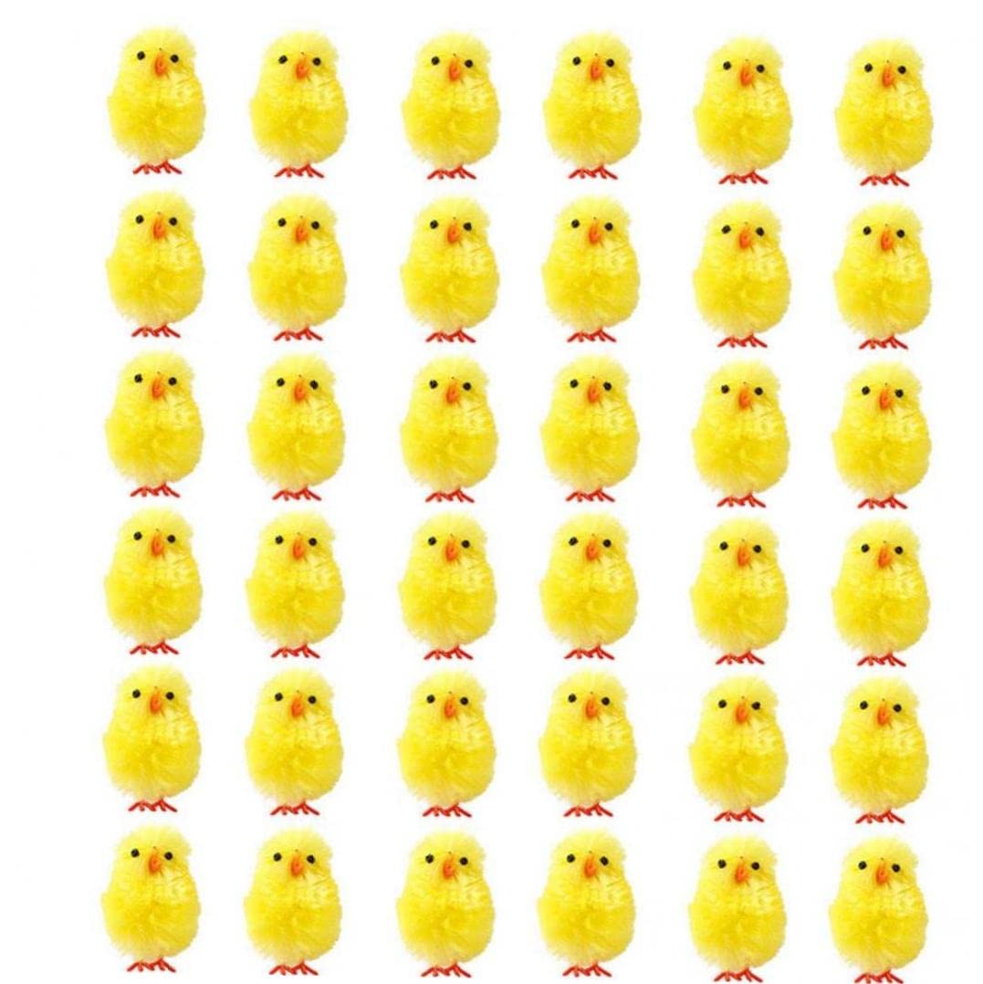 Poussins de Pâques Jaunes pour Décorer Facilement