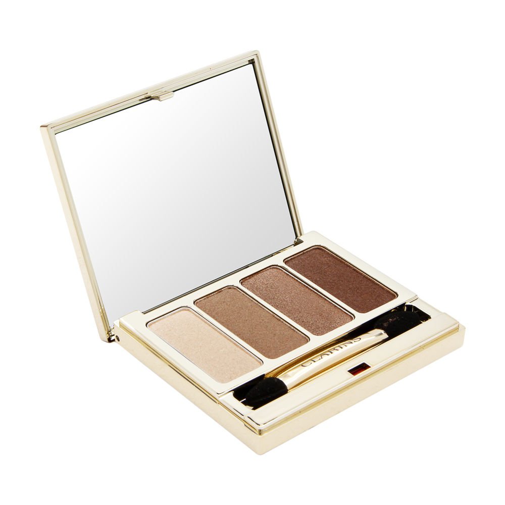 Clarins4 Colour Eyeshadow Palette Smoothing Long Lasting - #03 Brown
