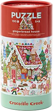 100 pc Canister Puzzle/Gingerbread House