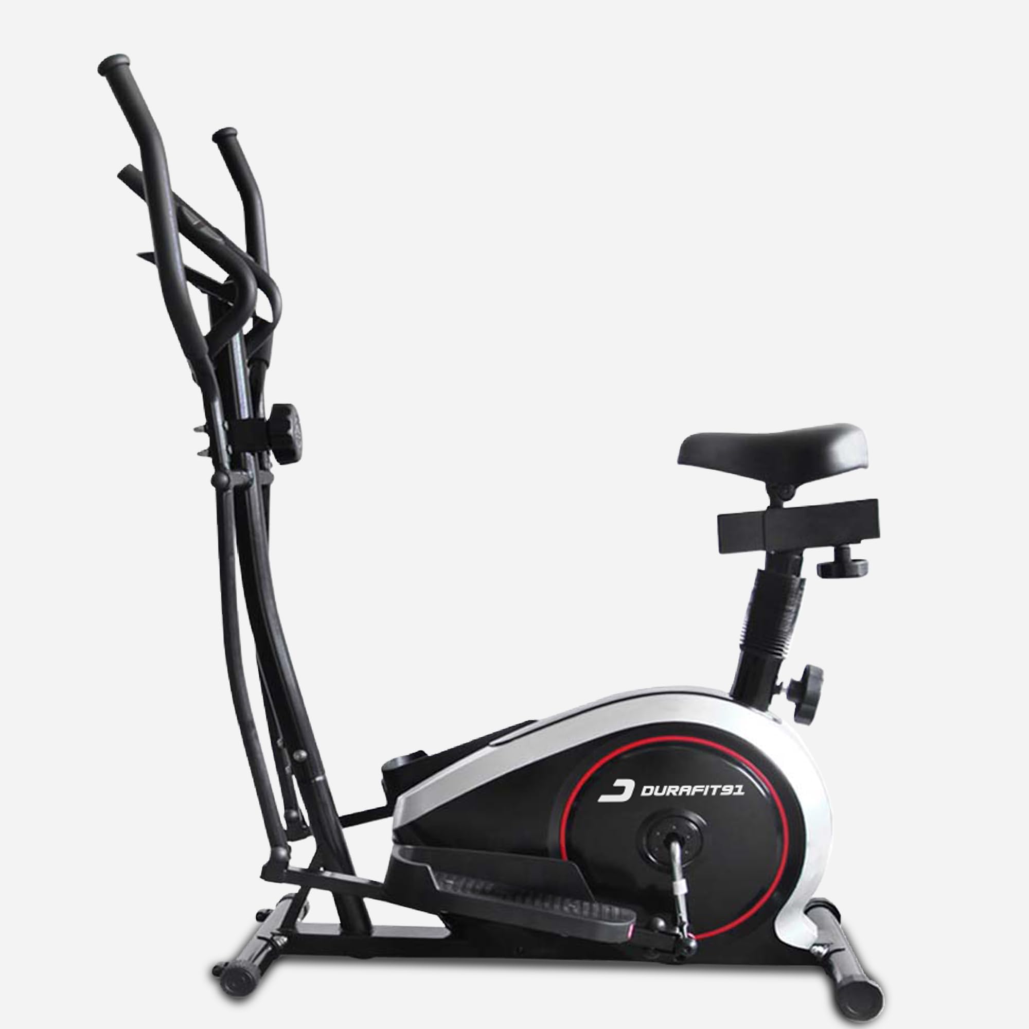 91-Durafit Waltz Elliptical Cross Trainer |7 Kg Flywheel | 8 Levels Magnetic Adjustable Resistance| Adjustable Seat | Max User Weight 120 Kg | LCD Display-image-8