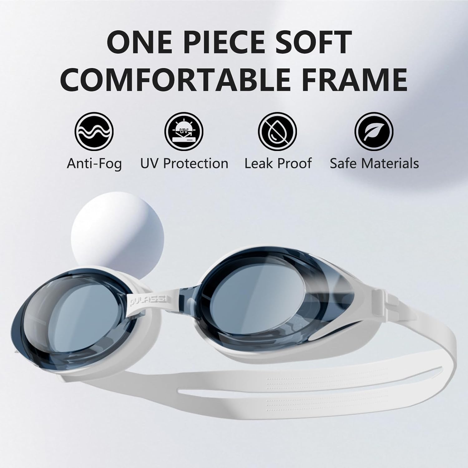 Swim Goggles for Adult Men Women Anti Fog Anti UV No Leakage Swimming Goggles - Image 5