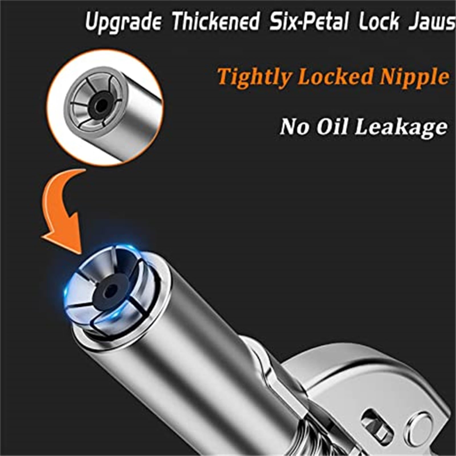 Łącznik do smarownicy Złącze pistoletu smarowego Smarownica Złączka Dysze wtryskowe 1/8” NPT Końcówki złączki Smarownica Akcesoria(2pcs)