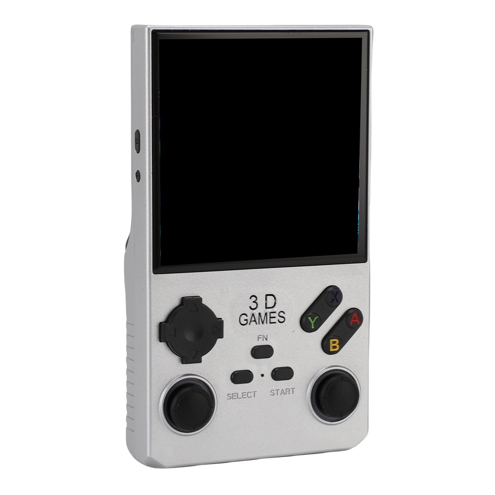 PUSOKEI Console di Gioco Portatile retrò da 4 Pollici | Open Source Altoparlante da 256 GB 8 W 720x720 4000 MAh (SILVER)