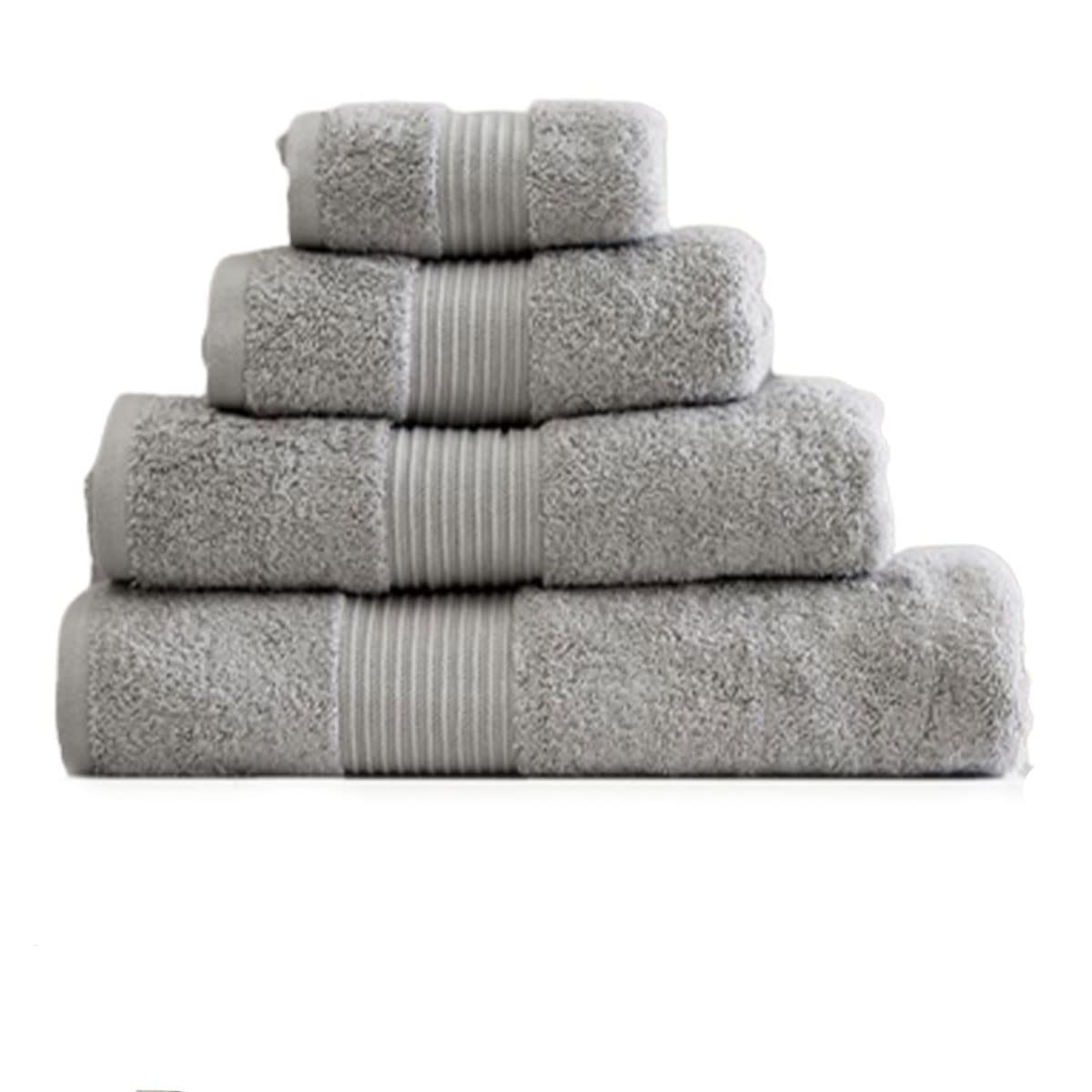 Deyongs Bliss Pima Cloud Hand Towel 2 Pack - Silver - 100% Cotton - 550gsm