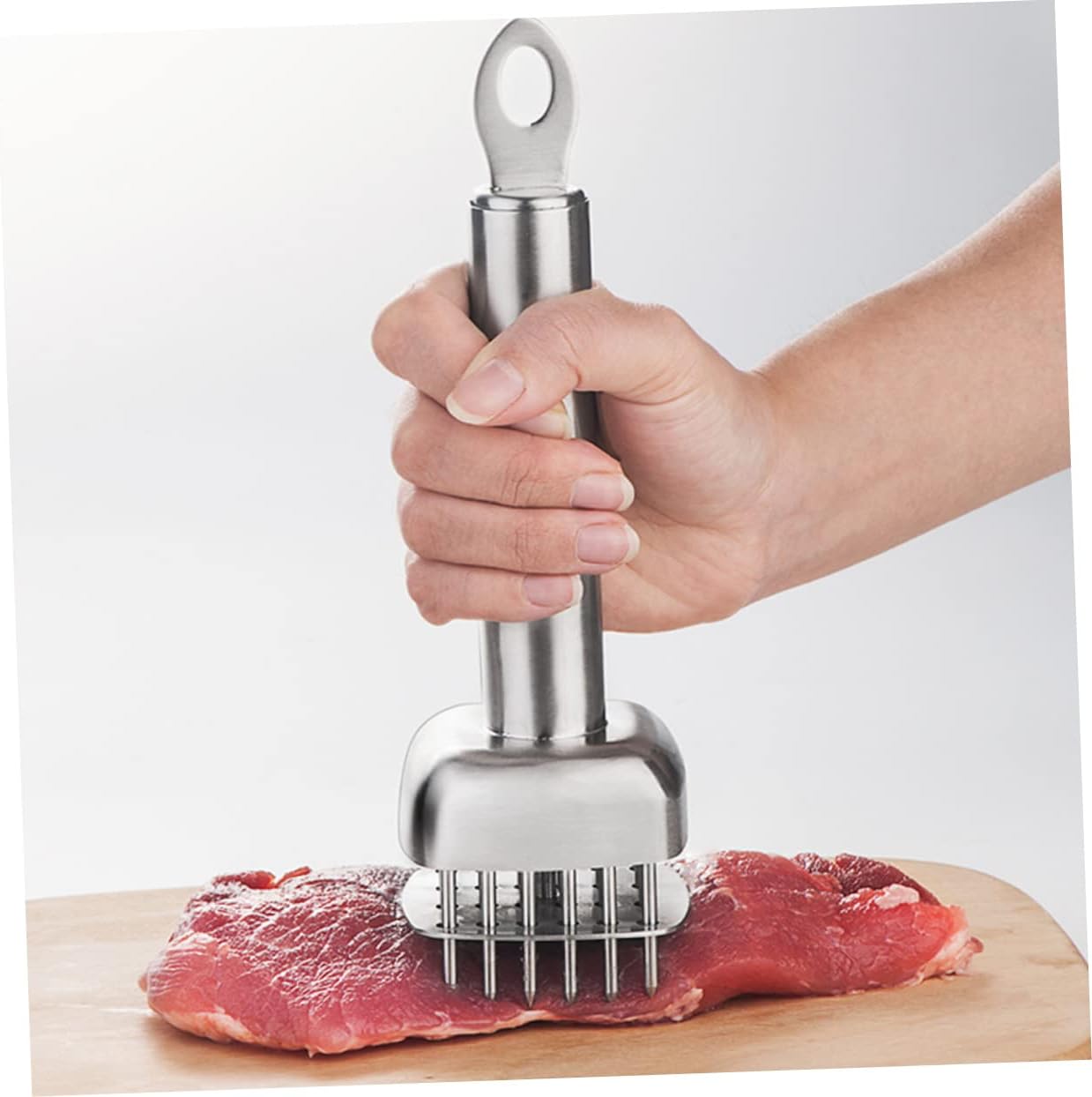 Homoyoyo Meat Tenderizer Tool Needle Beef Tenderizer Mallet Stainless Steel Meat Mallet for Kitchen Use