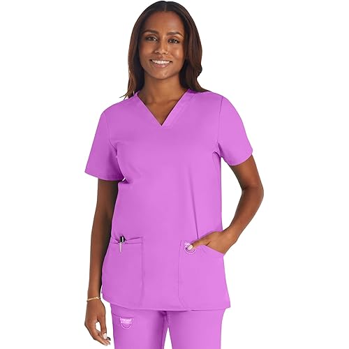 Cherokee Medical Women's Scrub Top V-Neck with 3 Pockets & Soft Fabric WW620