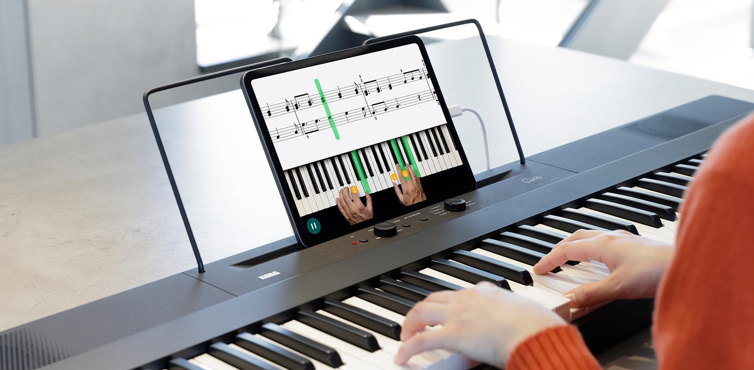 Amazon.com: Korg L1 Liano 88-Key Digital Piano - Black Bundle with