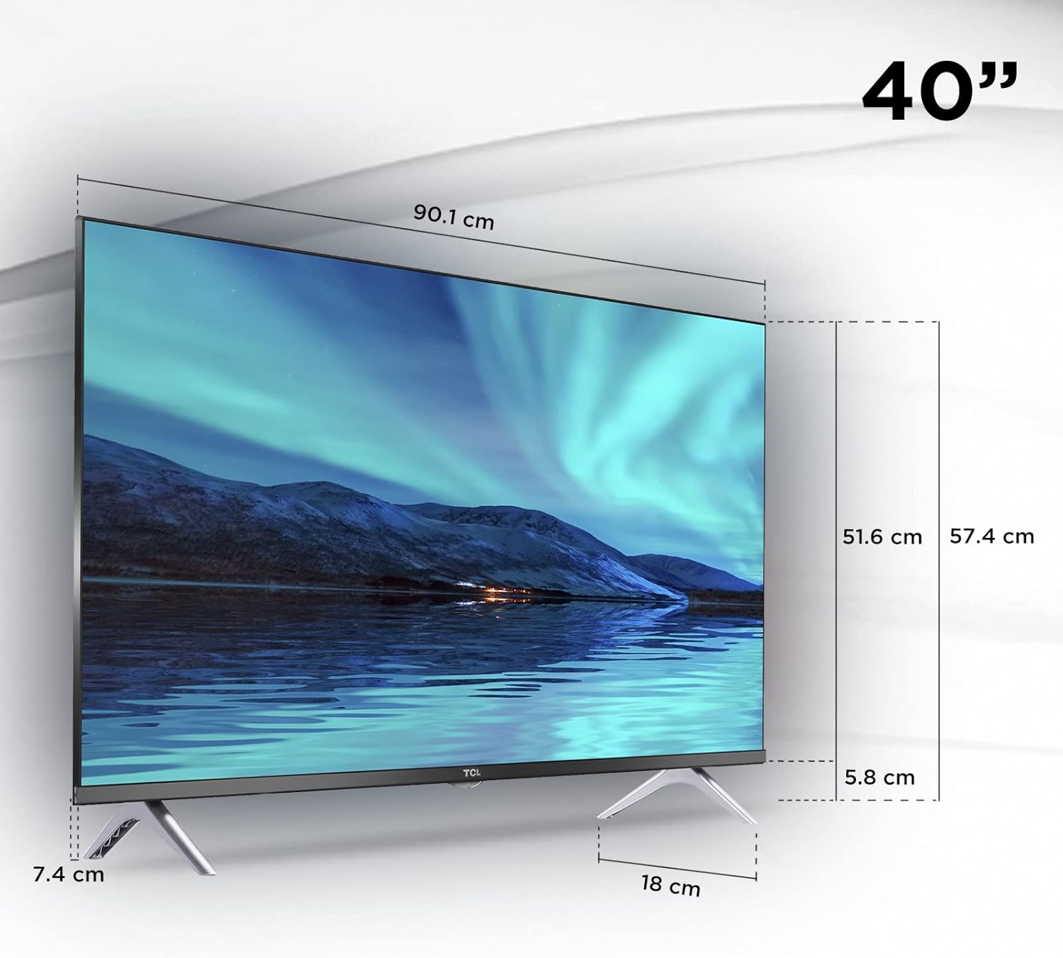 TCL 40A345 Full HD display quality