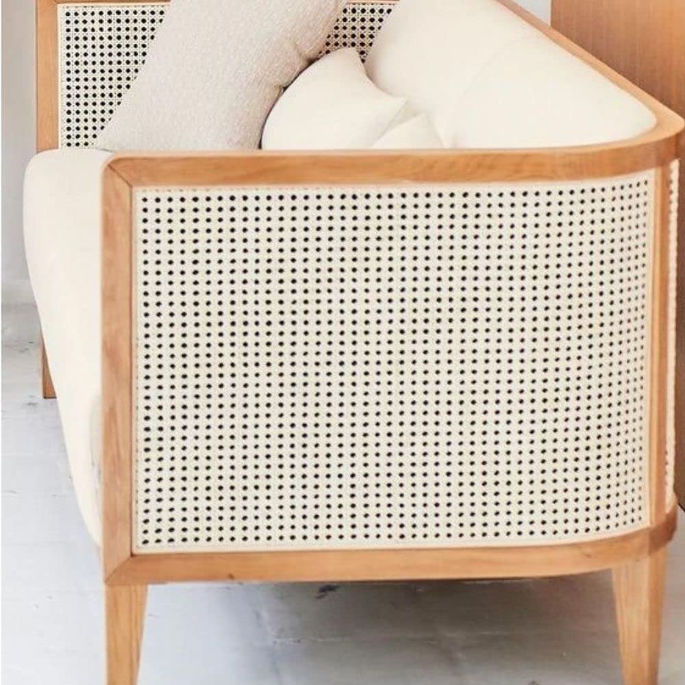 Restauraciones Vintage Rollo de Rejilla Mimbre 100% Natural, A Premium (60 cm x 1 m)