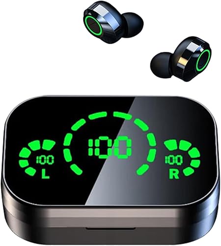 Auriculares Bluetooth 5.4 inalámbricos, reducción de ruido, control táctil, 40 horas de reproducción IP7, auriculares intraurales impermeables,