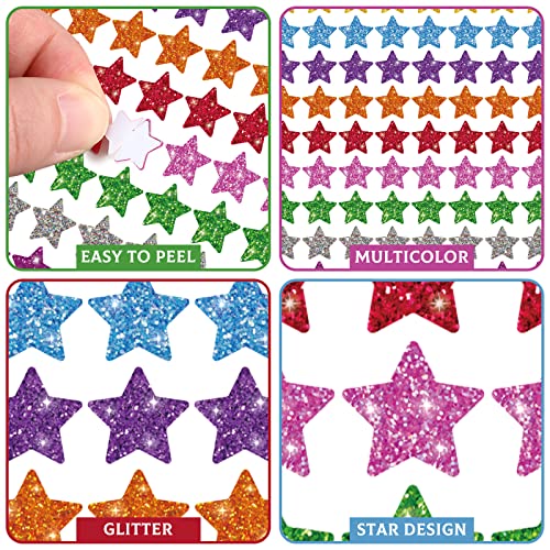 Lincia LINCIA-STICKERS -18 1200 Pcs Star Glitter Stickers Sparkly Small Stickers thumb #2