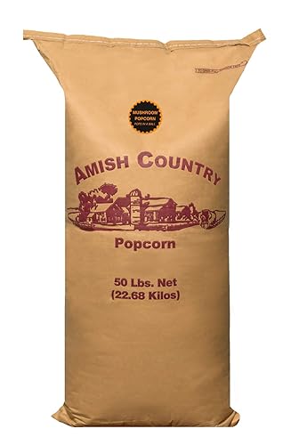 Miniatura 32 de Amish Country Popcorn Bolsas de 10 a 4 onzas – Granos de palomitas de maíz de hongos Anticuado, sin OMG y sin gluten