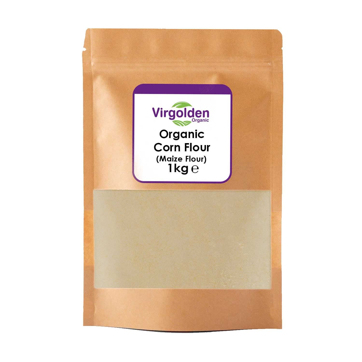 Organic Corn Flour 1kg by Virgolden Organic