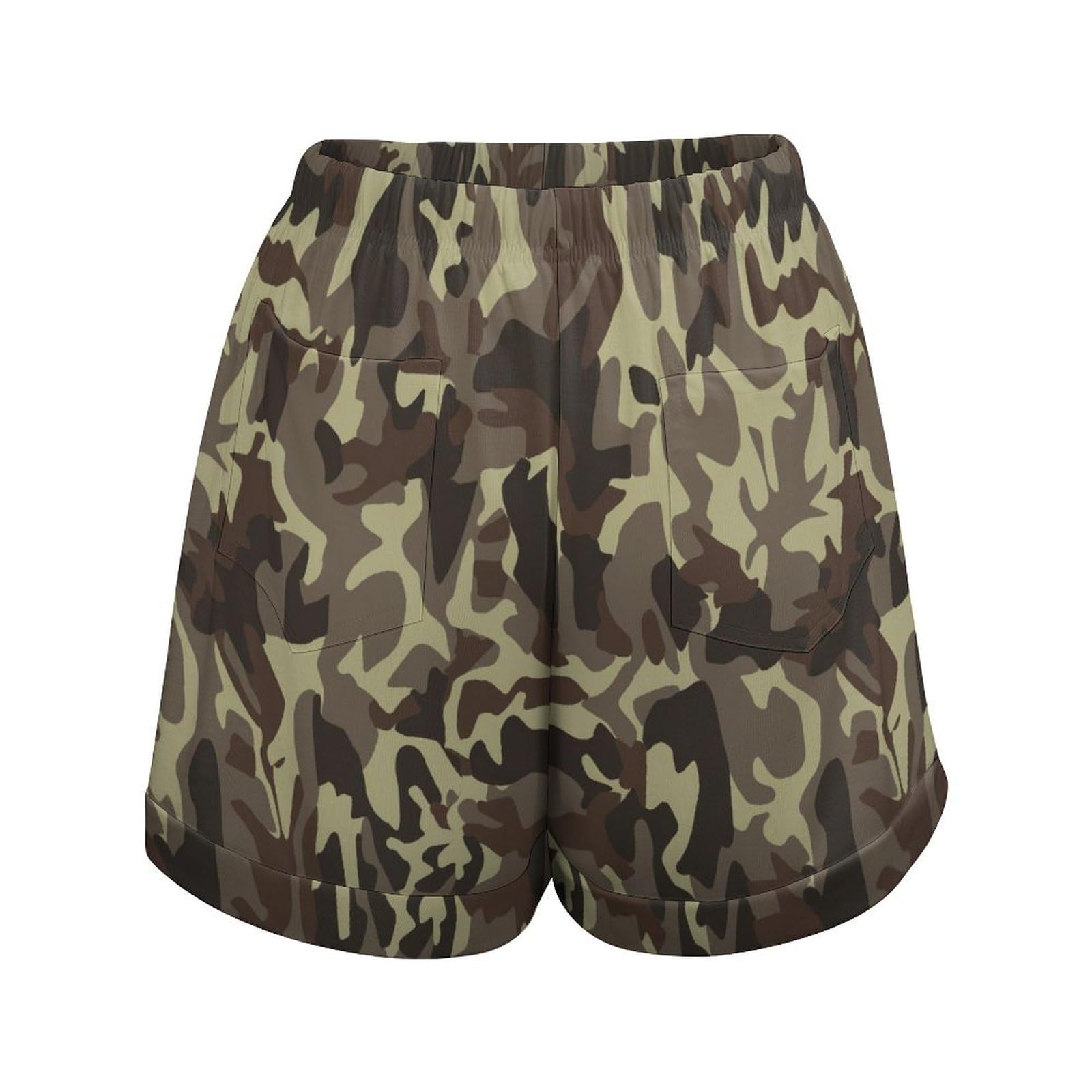 Amazon.co.jp: ショートパンツ ハイウエスト 迷彩柄 カモフラ 夏