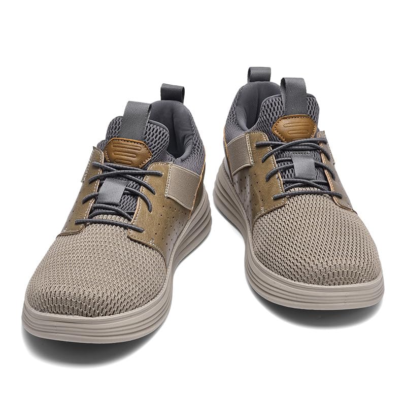 Image of Wearbreeze Men's Business Casual Oxford Sneakers - Lightweight Lace-Up Dress Shoes for Work, Travel & Daily Commute