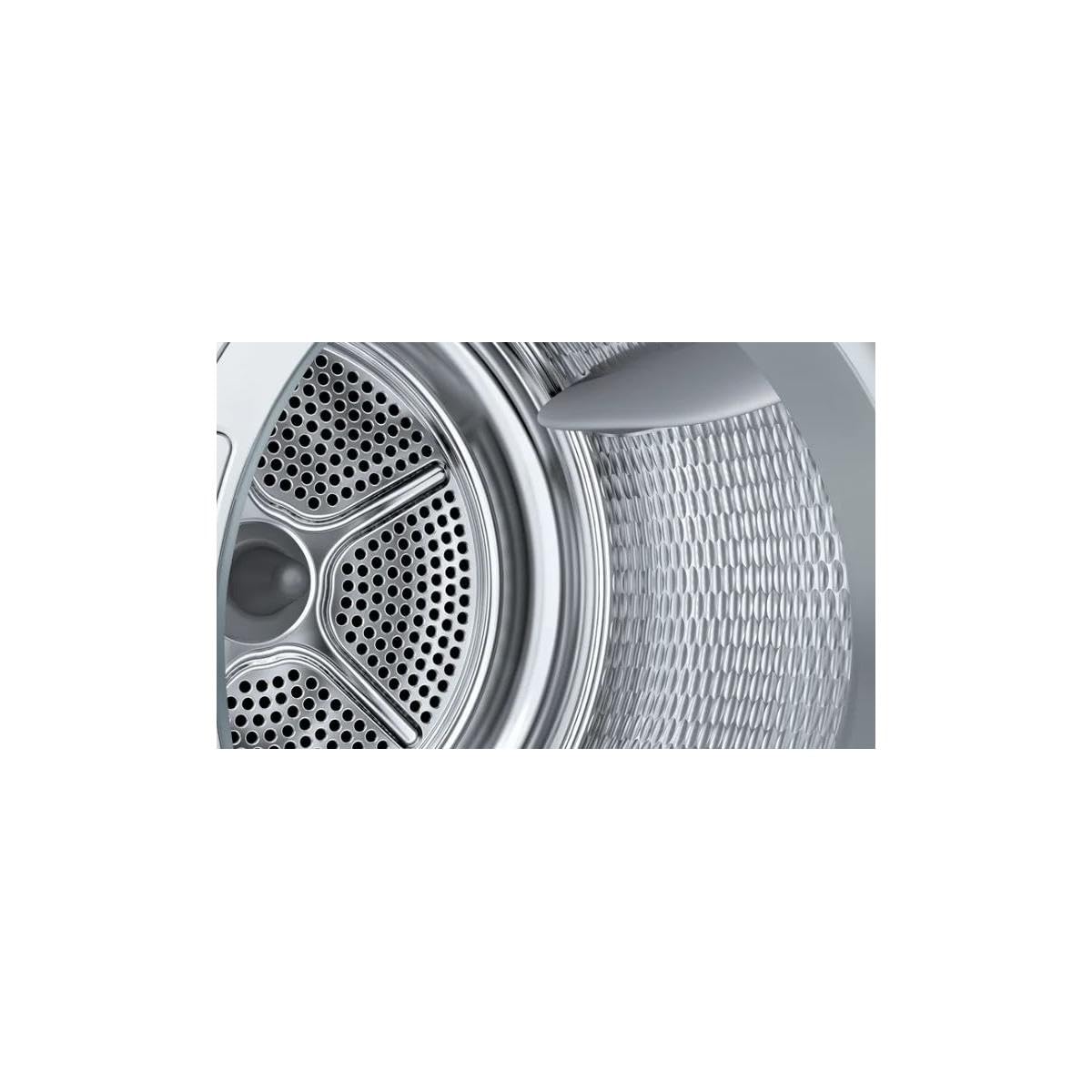 BOSCH WQB235B40 Série 8 Sèche-linge à pompe à chaleur avec capacité de 8 kg, AutoDry, SmartDry, Home Connect, design anti-vibration, système de séchage sensible, blanc, 60 cm