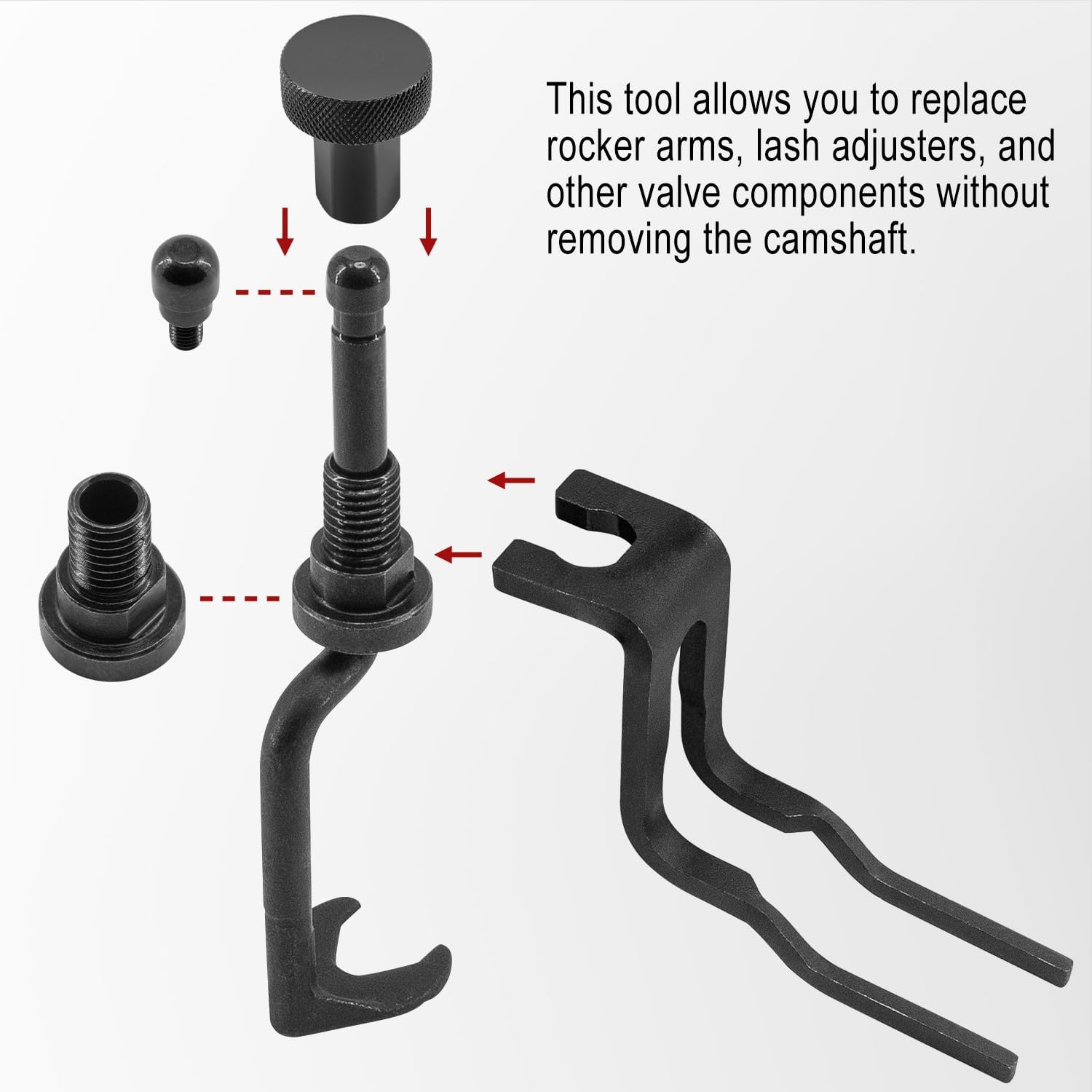 Valve Spring Compressor Tool Fit for Ford 3V 4.6L, 5.4L, and 6.8L Engines, Service Camshafts, Valve Seals, Valve Springs, Retainers,Replace 303-1039, OTC 6684,15001,24429
