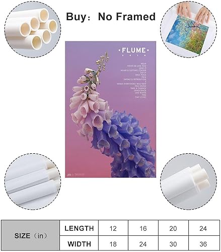 Miniatura 2 de DAXXIN FLUME - Póster de 3 lienzos en lienzo, pintura decorativa para pared, sala de estar, dormitorio, decoración, regalo, sin marco, 16 x 24