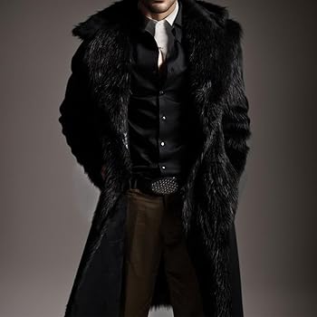mena faux fur coat