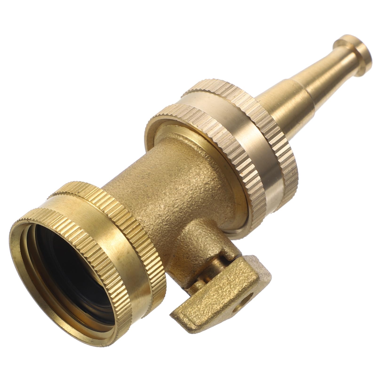 Abaodam 5 Sätze Messingdüse Jet Sprühgerät Gartenschlauch Ventil Wasserventile Gartenschlauchabschaltventil Sprinklerventile Gartendüse Ventile schließen Absperrventile Golden