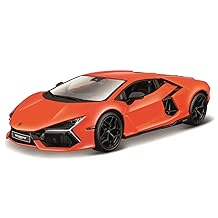 Bburago - Lamborghini Revuelto - Realistic model scale 1:24, cast iron replica with opening doors, official Lamborghini license, recommended age: 3 years and up