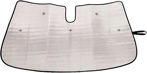 Miniatura 8 de Parasol para parabrisas para Cdillac XT5 2017-2023, protector de visera solar de ventana delantera, bloqueador reflectante plegable para automóvil,