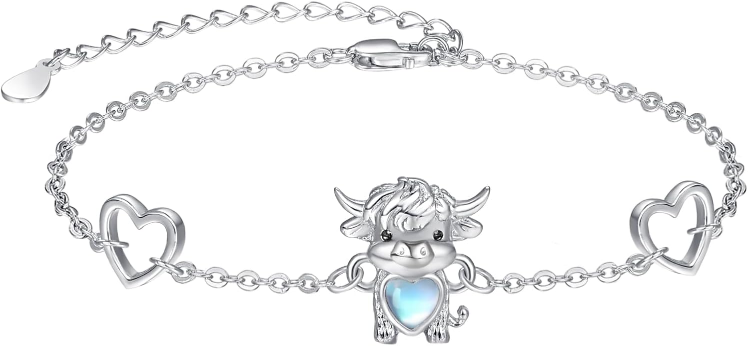 Palpitate Animal Heart Bracelet for Women 925 Sterling Silver Forever Love Jewelry Birthday Christmas Gifts for Women